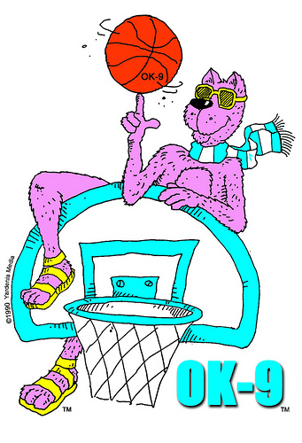 OK-9&nbsp; Logo (Basketball) - Very Cool!!