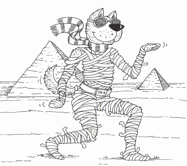 Sample illustration from DOGS ARE HUMAN TOO! ('Ancient History').