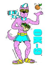 'OK-9' - Colorful, exciting cartoon character - Author of 