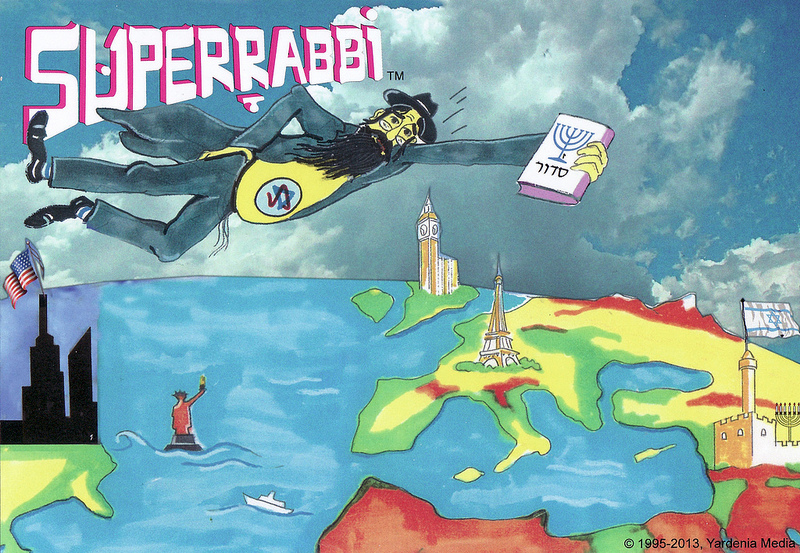 SUPERRABBI (SUPER RABBI) - A New Jewish/Israeli Super Hero (Superheroes) - Super Jews.